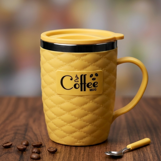 Eco Sip Stainless Steel Coffee Mug 400ml | Insulated Travel Cup