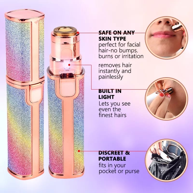 Flawless 2-in-1 Eyebrow Trimmer – USB Rechargeable