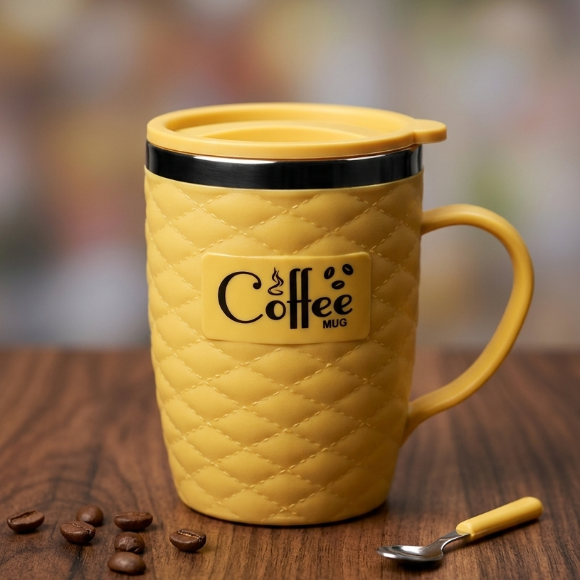 Eco Sip Stainless Steel Coffee Mug 400ml | Insulated Travel Cup