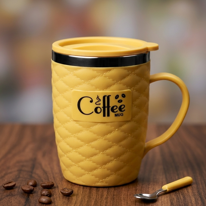Eco Sip Stainless Steel Coffee Mug 400ml | Insulated Travel Cup
