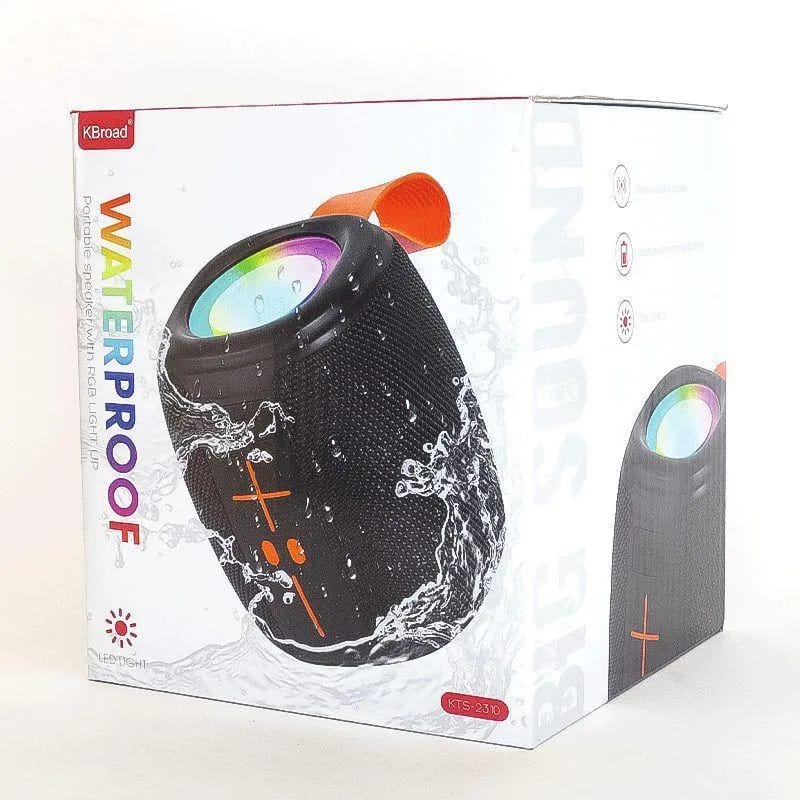 KTS-2310 Waterproof Bluetooth Speaker with RGB Lights