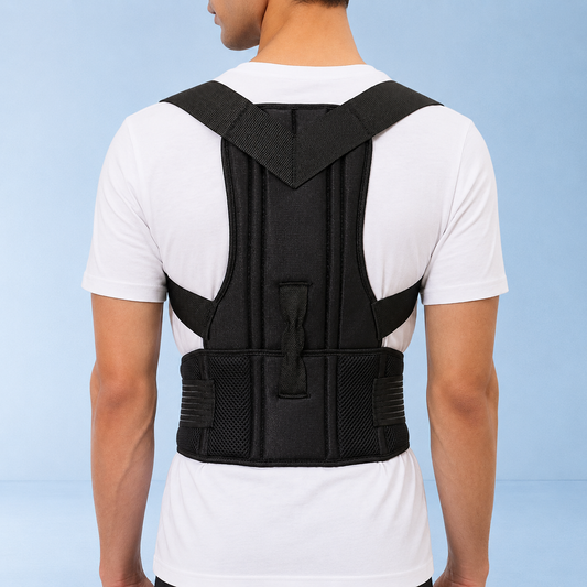 Adjustable Magnetic Posture Corrector Back Brace Support Belt – Standard Size