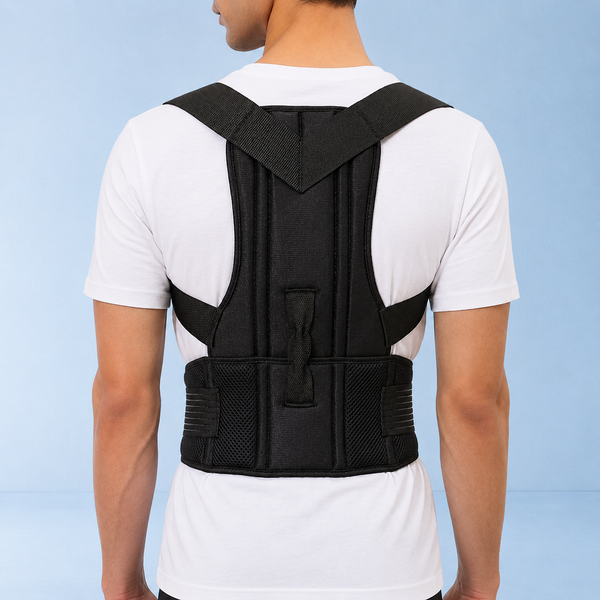 Adjustable Magnetic Posture Corrector Back Brace Support Belt – Standard Size