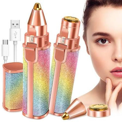 Flawless 2-in-1 Eyebrow Trimmer – USB Rechargeable